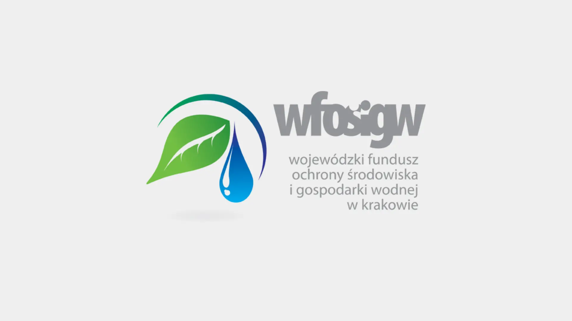 Logo Wojewódzkiego Funduszu Ochrony Środowiska i Gospodarki Wodnej w Krakowie